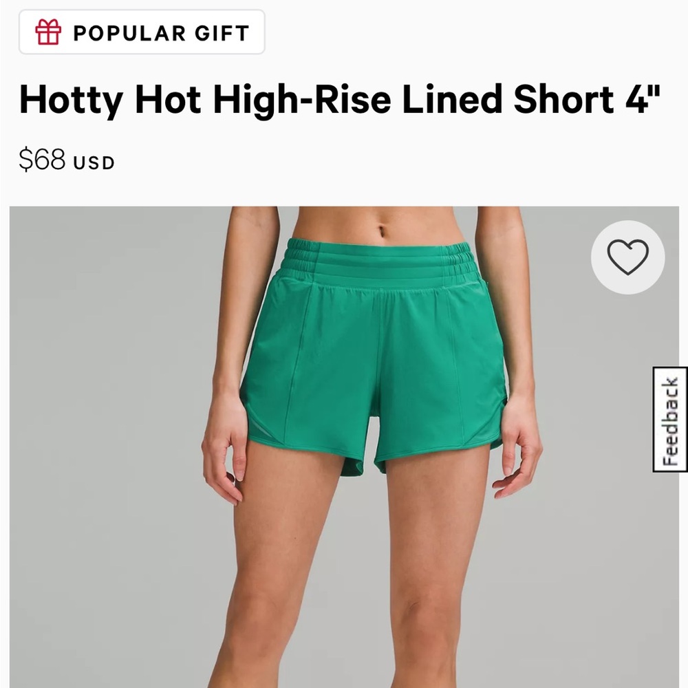 Lululemon Hotty Hot Shorts